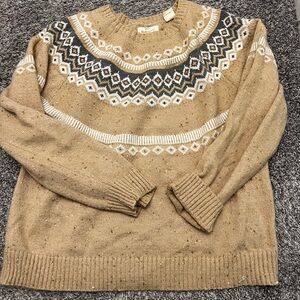Pendleton Beige Nordic Sweater